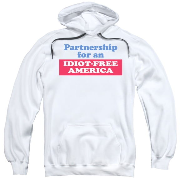 - Idiot Free America - Pull-Over Hoodie - Medium