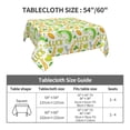 thumbnail image 7 of Wukai St Patrick's Day1 Waterproof Tablecloth for Kitchen Dining, Fits Square Tables for 2-4 Seats -60"x60", 7 of 7
