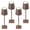 Brown, variant on C Cattleya 4-Pack 14" Gold LED Cordless Table Lamp, 3CCT Dimmable Portable Desk Lamps