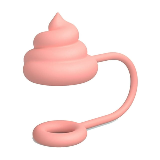 Toilet Straw Overflow Stopper Cup Falling Stopper Cup Straw Cap Outdoor Straw Sleeve