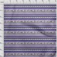thumbnail image 4 of oneOone Georgette Viscose Purple Fabric Asian Floral With Geometric Sewing Craft Projects Fabric Prints By Yard 42 Inch Wide, 4 of 4