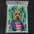 thumbnail image 3 of Australian Terrier Christmas Greeting Cards Pack of 8 7 in x 5 in, 3 of 3