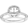 thumbnail image 5 of 14kw Lab Grown Dia VS/SI Colorless S/M Round Halo Eng. Ring, 5 of 5