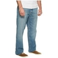 thumbnail image 2 of Nautica Men's Tall Size 5 Pocket Relaxed Fit Stretch Jean, Light Tidewater Wash, 48W x 32L, 2 of 3