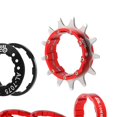 thumbnail image 1 of Langgg Vélo 13T Simple Vitesse Volant d'Inertie Cassette en Aluminium Kit de Conversion d'Alliage de Rouage Rouge, 1 of 9