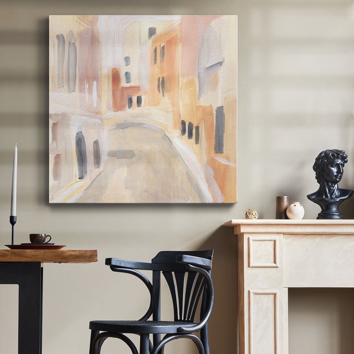 Wexford Home Llama Specs II-Premium Gallery Wrapped Canvas, 16" x 16" - Ready to Hang