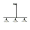 thumbnail image 3 of Innovations Lighting - Orwell - 3 Light Stem Hung Island In Industrial Style-9, 3 of 4