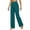 Dark Green, variant on Arlun Stylish Loose Solid Color High Waist Straight Leg Pants with Pockets Womens Soft Comfortable Elastic Waisted Basic Sports Leisure for Daily Commuter Wear White XL