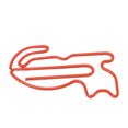 thumbnail image 2 of 100pcs Chat Forme Trombones Processus de Placage Augmenté Résistance au Glissement Clips de Papier Mignons pour Bureau École Rouge, 2 of 14
