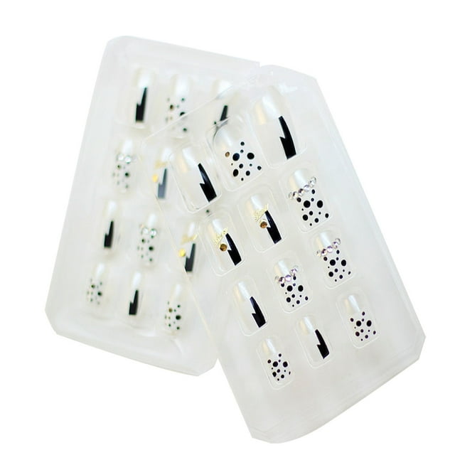 Maoww Press on Fake Nails Removable Design Tools Artificial Manicure Patch Decorations Professional False Nail Tips Supplies