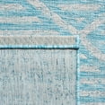 thumbnail image 4 of SAFAVIEH Courtyard Corinna Geometric Indoor/Outdoor Area Rug, Aqua/Grey, 6'7" x 6'7" Round, 4 of 8