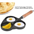 thumbnail image 5 of Mini Egg Pan 3 Shapes Cast Iron Omelette Frying Burger Fried Pot, 5 of 5