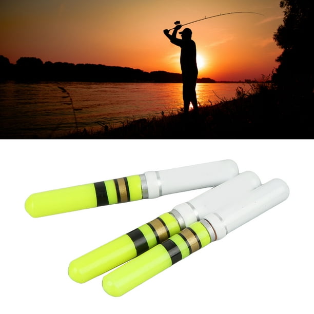 ANGGREK Luminous Fishing Floats, 3Pcs Night Fishing Float For Outdoor  Activities 