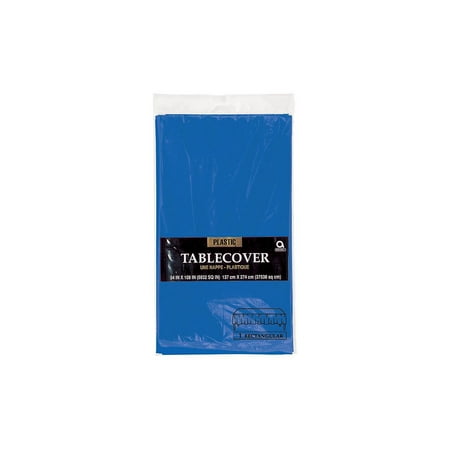 UPC: 0048419530534 | Amscan 54  x 108  Royal Blue Plastic Tablecover 12/Pack (77015.105)