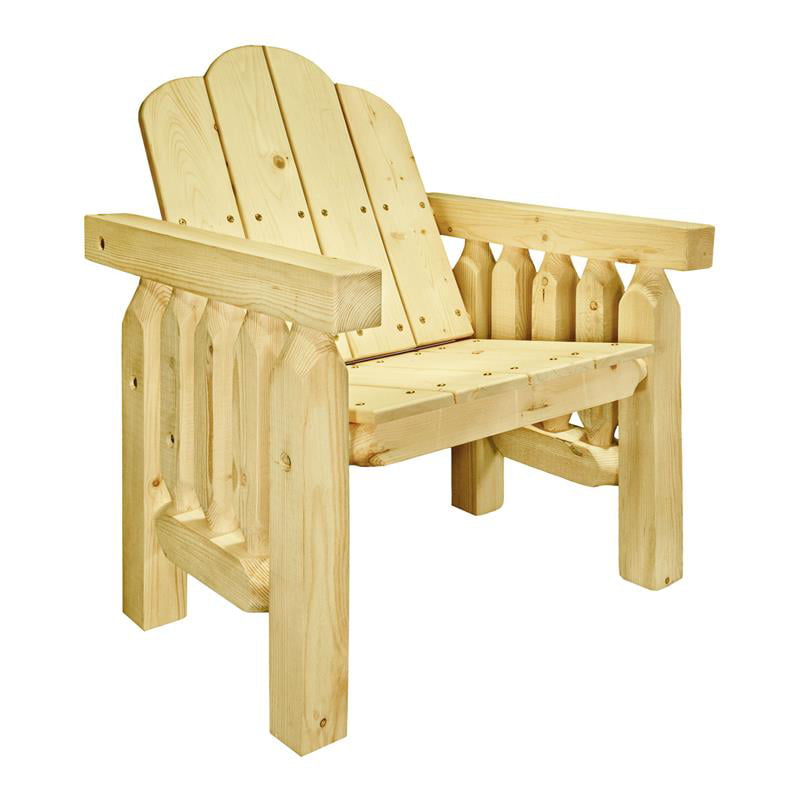 Montana Woodworks Homestead Collection Deck Chair Clear Exterior Finish 