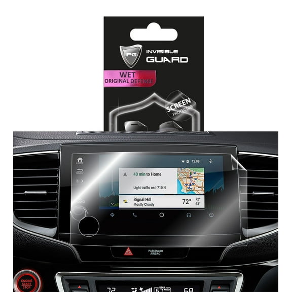 IPG for Honda Pilot 2019-2021 8-Inch Console Touchscreen GPS Screen Protector Invisible Ultra HD Clear Film Anti Scratch Skin Guard - Smooth/Self-Healing/Bubble -Free for Pilot 2021