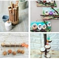 thumbnail image 4 of Bexikou 50 Pack 7.87 inch Wood Sticks for Crafts,Wooden Small Craft Sticks,0.1-0.3 Inch in Diameter Natural Twigs Sticks for DIY Rustic Home Decor School Projects, 4 of 6