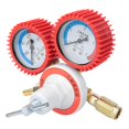 thumbnail image 4 of Oxygen Acetylene Gauge Pressure Reducer Reducing Valve with Full Copper Air Inlet Connector for Welding Electronic (Acetylene), 4 of 7
