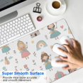 thumbnail image 4 of Long Mouse Pads for Desk,Colorful Princess Castle Pattern Desk Mats on Top Of Desks, Desk Mouse Pad Extra Large with 3mm Non-Slip Base and Stitched Edge for Gaming,Office,Work,Home 31.5"x11.8", 4 of 6