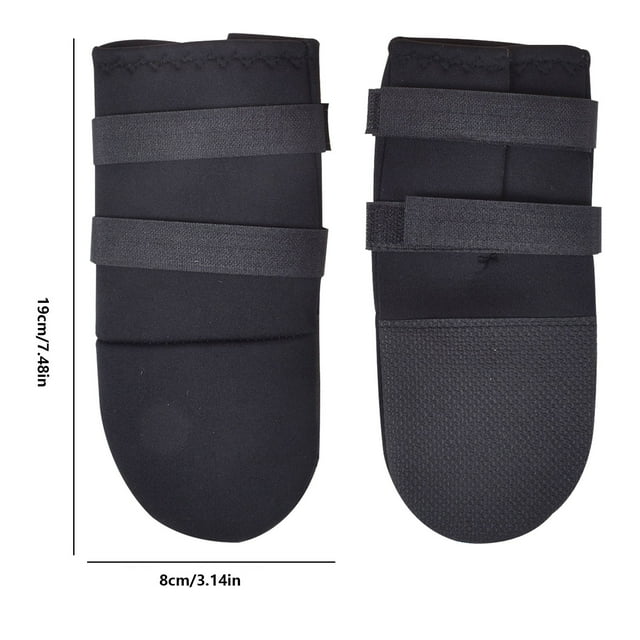 ZZkhGO Dog Paw Protective Boots, Ankle Coverage Water-Resistant Shoes, Anti-Slip Outdoor Sports Covers for Large Medium Small Dogs