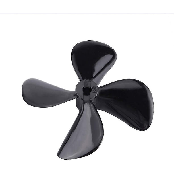 Hélice de 4 palas para barco, hélice de inmersión total de 4 palas de plástico de alta resistencia para piezas de accesorios de barco modelo Rc(1 pieza, negro)