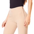 thumbnail image 4 of Pantalón Vestir Formal Casual Mujer Stretch Kakhy cafe G Incógnita 330564, 4 of 5