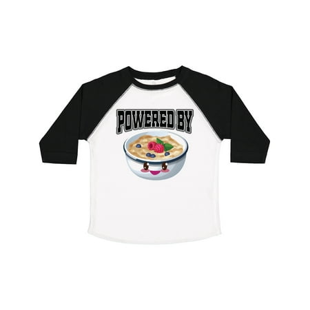 

Inktastic Powered by Oatmeal Gift Toddler Boy or Toddler Girl T-Shirt