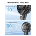 thumbnail image 3 of Ventilador nebulizador portátil TOPK recargable con tanque de agua de 32 ml, 3 of 8