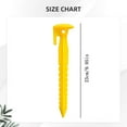 thumbnail image 2 of Plastic Tent Stakes , 9 Inch Plastic Yard Stakes for Outdoor Inflatables Beach Tent Stakes, Plastic Tent for , Camping, Gardening, 3 Set, Multisize, 2 of 6