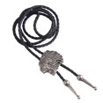 thumbnail image 1 of Collar Bolo de vaquero occidental vintage, Perfecl, Bronce, 4x3 cm, 100 cm, 1 of 8