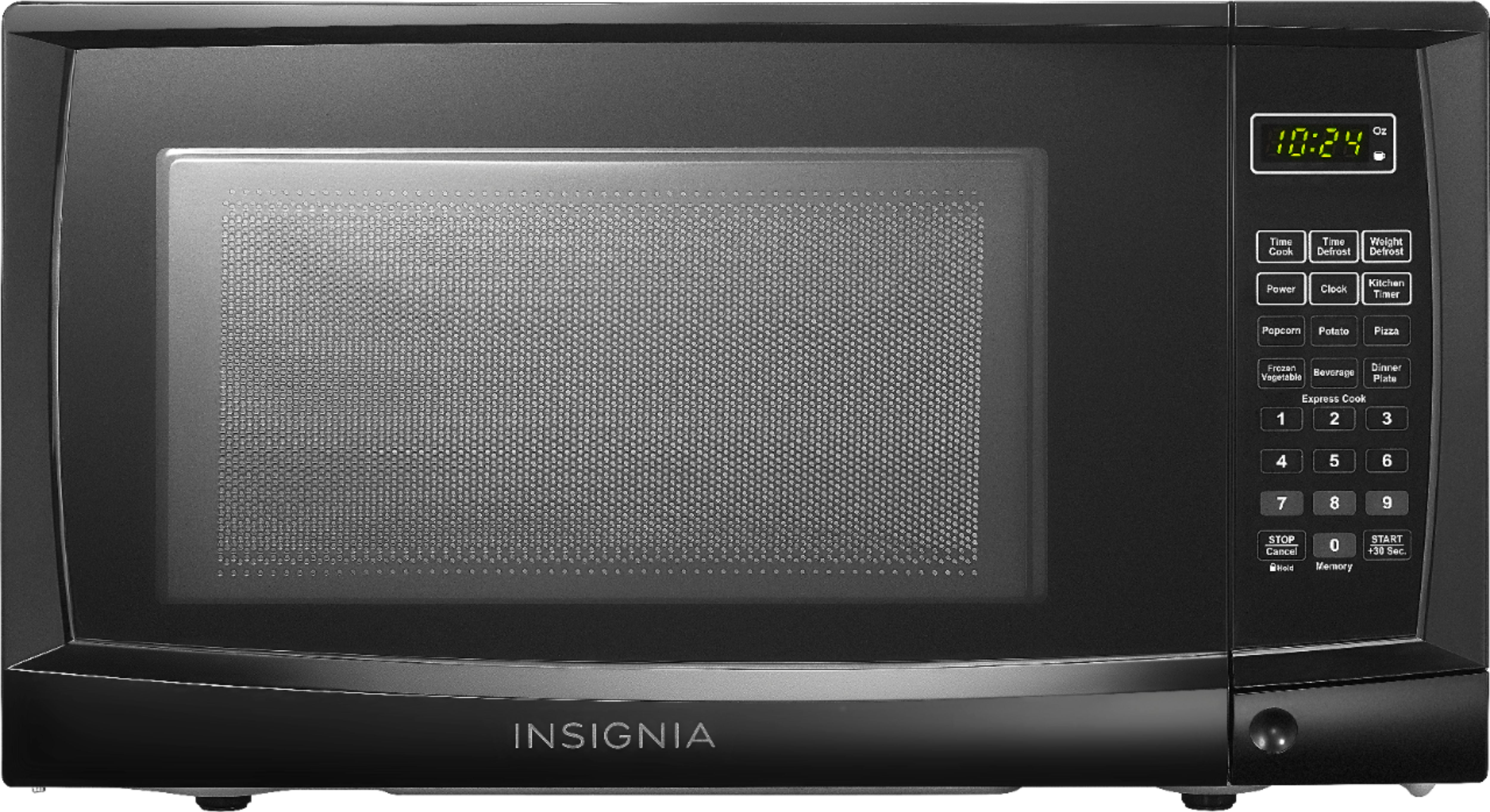 Insignia - 0.7 Cu. Ft. Compact Microwave - Black - Model# NS-7CM6-BK