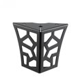 thumbnail image 4 of Patas de muebles de hardware con patrón hueco, patas de mesa de centro de metal, patas de gabinete de TV de estilo clásico, patas de flores de red, 4 of 6