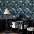 thumbnail image 4 of Gothic Peel and Stick Wallpaper High Fantasy Moth Deity Artwork Radiant Glow Wall Mural 17.7in x 9.8ft Self Adhesive Removable Wall Paper Renter Friendly Wallpaper for Bedroom, 4 of 8
