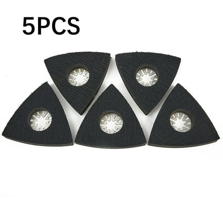 

5pcs Triangular Sanding Pads for Oscillating Multi tool Hook & Loop Sanding Disc