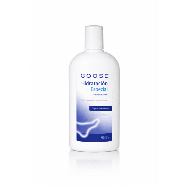 GOOSE Crema Corporal Hidratación Especial para Diabéticos | Piel Extra Seca | Uso Diario | Con Aloe Vera y Avena | Cuidado de Piel Sensible | 500 ml