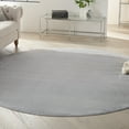 thumbnail image 4 of Nourison Essentials Easy Care Silver Grey 10' x round Area Rug, (10 Round), 4 of 11