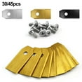 thumbnail image 2 of 30/45pc titanium replacement blades suit for robot lawn mower robotic lawn mower, 2 of 4
