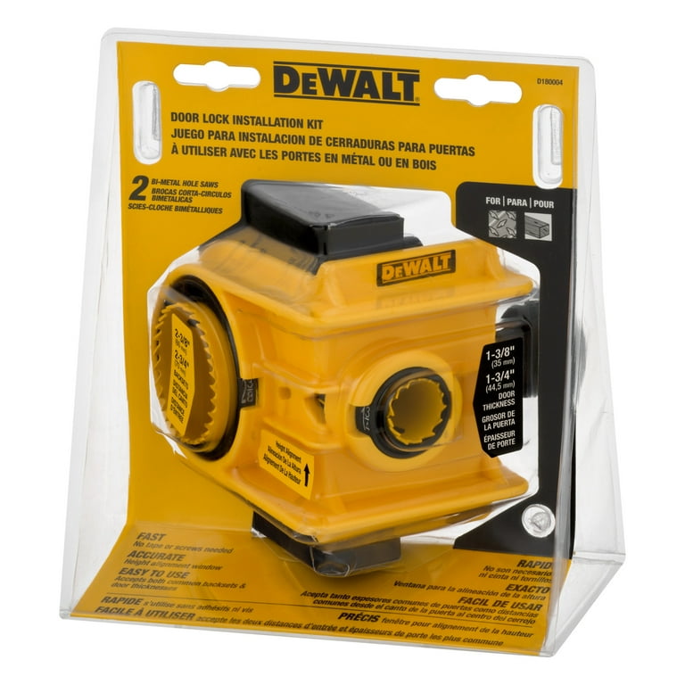 DEWALT Door Lock Installation Kit, Model D180004 Northern