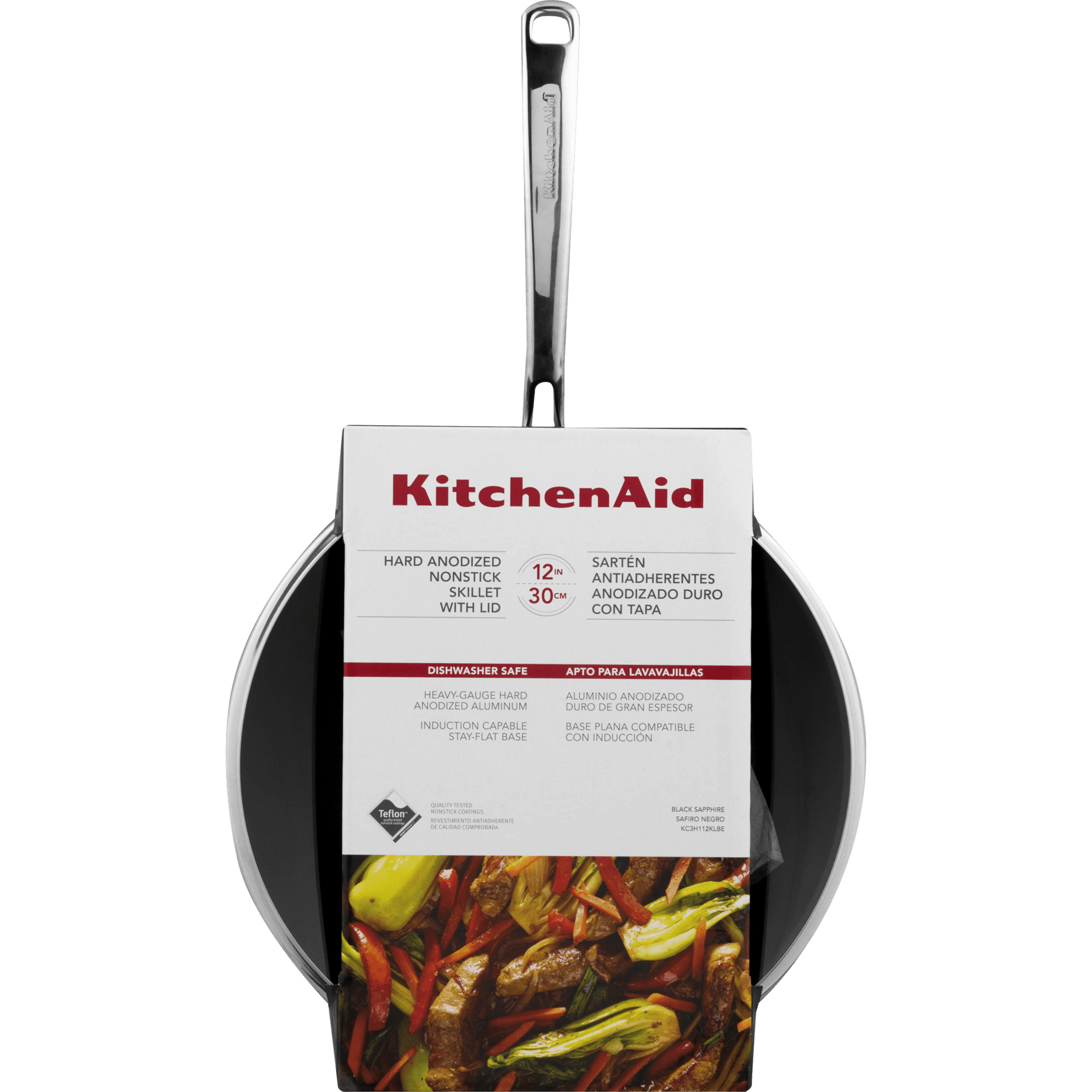 KC3H1S11BE by KitchenAid - Hard Anodized Non-Stick 11-Piece Cookware Set -  Black Sapphire
