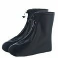 thumbnail image 2 of Shoes Cover Rain Waterproof Quality Thick Shoes Protectors Rain Boots PVC Non-Slip Rainy Shoe Cover Adult Kids Water proof shoes, 2 of 9