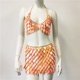 thumbnail image 1 of Traje de fiesta con lentejuelas rómbicas para mujer, minifalda Sexy con cadena Halter, vestido de fiesta sin espalda, Tops ahuecados, 1 of 5