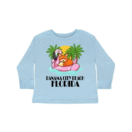 

Inktastic Panama City Beach Vacation Gift Toddler Toddler Girl Long Sleeve T-Shirt