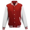 thumbnail image 1 of Awdis  Adult Polycotton Varsity Jacket, 1 of 2