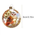thumbnail image 5 of Pájaro De Navidad árbol De Navidad Colgando Bolas Planas De Acrílico 2022 Pájaro De Navidad árbol De Navidad Decoración Colgante Fiesta De Navidad Colgante Bolas Planas De ANGGREK  Descripción de la referencia, 5 of 5