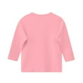 thumbnail image 5 of Bpmpbo Girls' 3/4 Sleeve Valentine T-Shirt Heart Print Round Neck Pullover Casual Top for Big Kids, 5 of 5