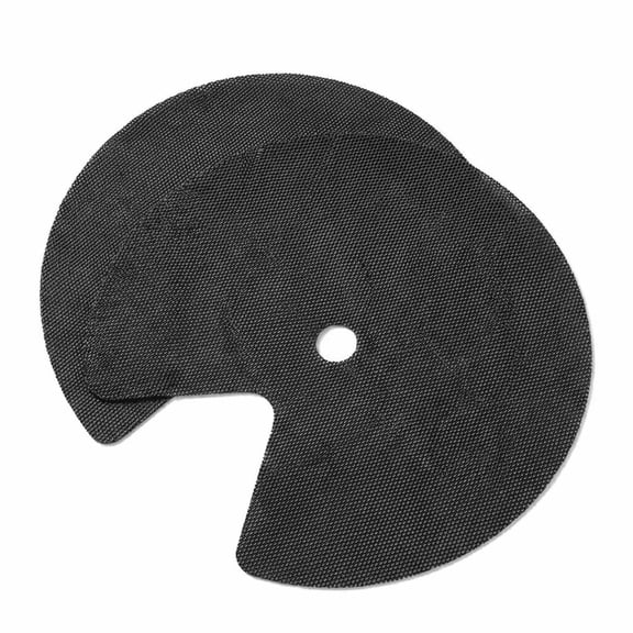 2Pcs Non Adhesive Round Kitchen Shelf Liner, Non Slip Waterproof Fridge Cabinet Anti Skid Protective Mats