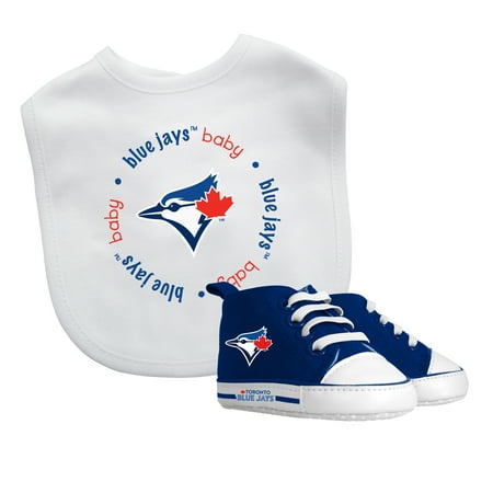 MLB Toronto Blue Jays Bib & Prewalker Baby Gift Set