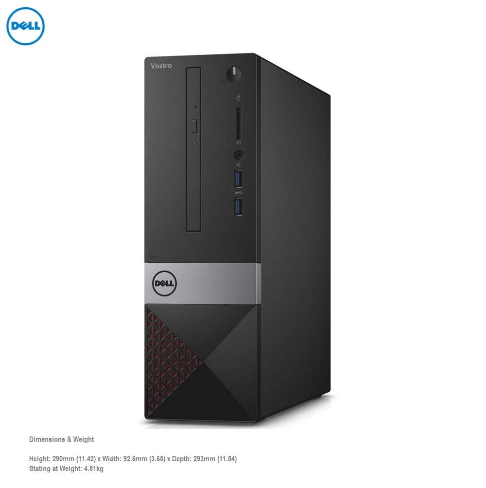 Dell Vostro 3000 3471 2020 Premium Desktop Tower Computer I 9th Gen Intel  Quad-Core i3-9100 (> i7-7700T) I 16GB DDR4 256GB SSD 500GB HDD I WiFi HDMI