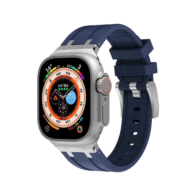 Correa De Lujo Compatible con Apple Watch Silicon Suave, Todas las Series