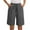 Dark Gray, variant on Dealovy Shorts for Women Drawstring High Waisted Lounge Shorts Straight Leg Pull on Summer Beach Shorts